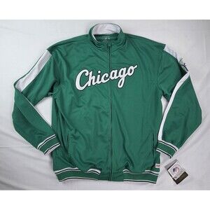 NWT Vtg Stitches Athletic Gear MLB Chicago White Sox Shamrock Full-zip Jacket XL